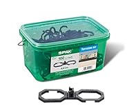 SPAX Air, zur besseren Belüftung, in Henkelbox Größe L für ca. 7m², Abstand: 6,5mm, Schwarz, 5009422565009