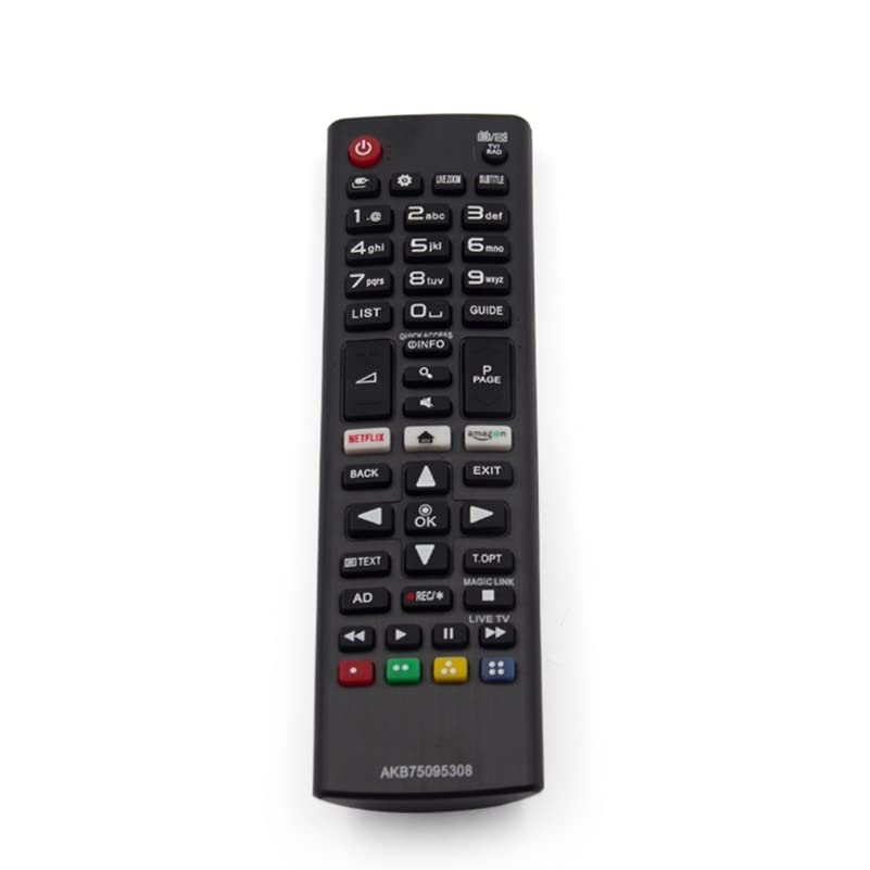 MNUPL Ajuste for LG Smart TV Control remoto AKB75095308 ajuste Universal for LG 43UJ6309 49UJ6309 60UJ6309 65UJ6309 reemplazo de control remoto de TV