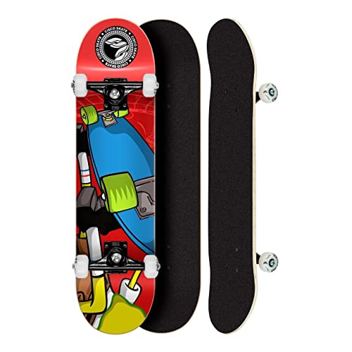 Skate Montado Semi Profissional Cisco Bob 8.0
