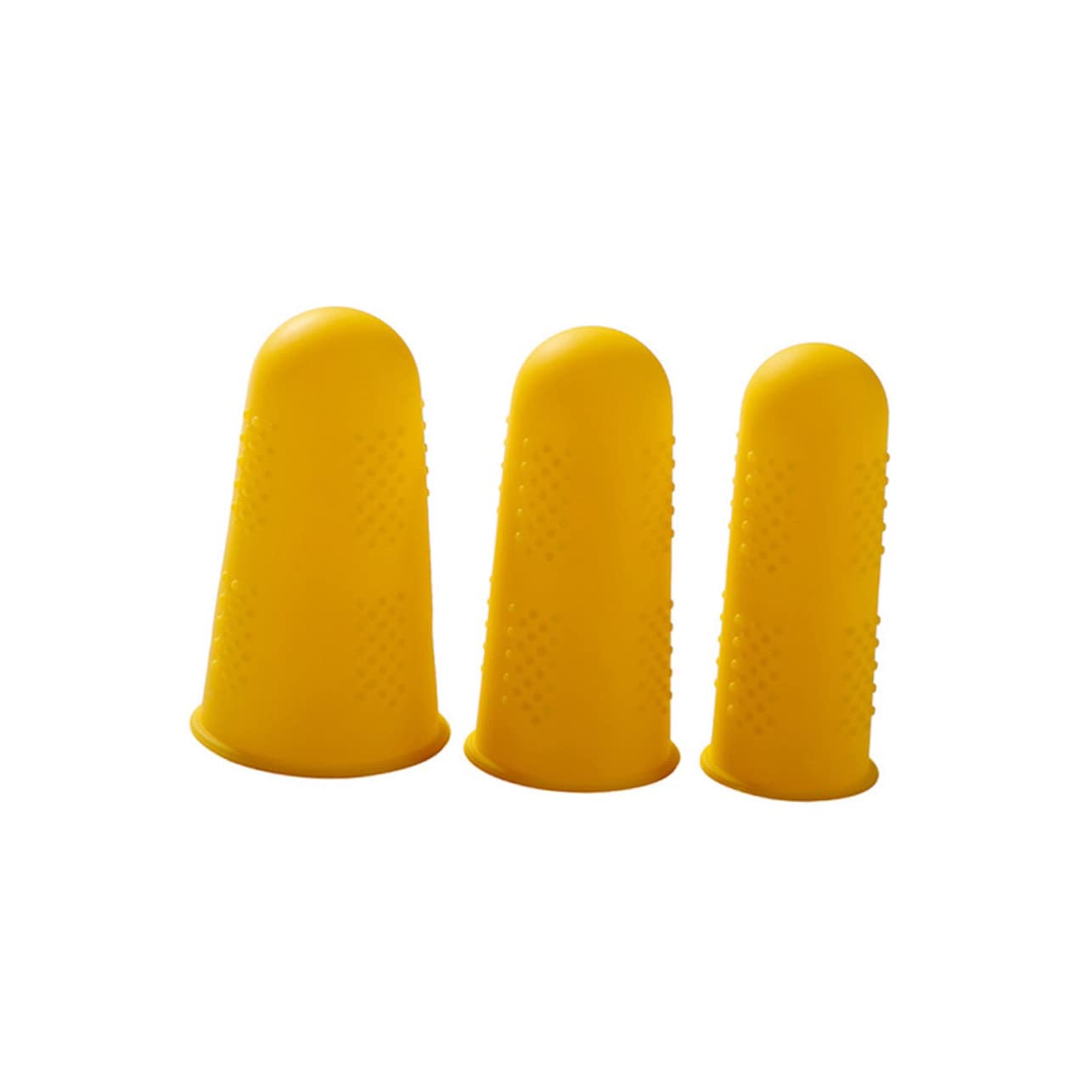 KALLORY Silicone Finger Protectors 12pcs Set Protective Cover for Hot Sharp Objects Flexible for Men Women