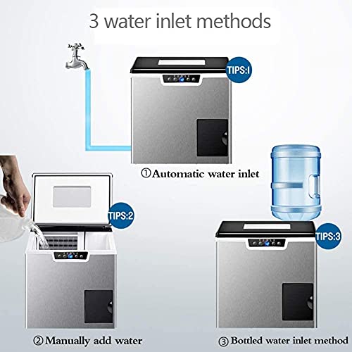 Máquina automática portátil para fabricar hielo eléctrico miniatura 7