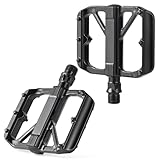 Bike Pedals, Mountain Bike Pedals 9/16” for Road and Mountain Bicycle Lightweight