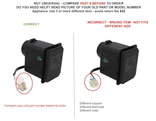 AP7185510, WPW10489122, W10489122 Compatible repuesto bomba congelador de hielo miniatura 3