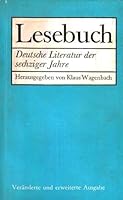 Lesebuch deutsche literatur der sechziger jahre B003L9XIS8 Book Cover