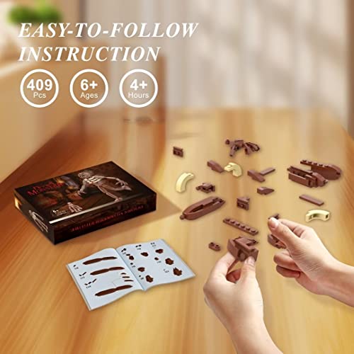 Millionspring Doors Monster Figures Building Block, Hot Horror Game Toys For Fans Boys Kids Halloween Thanksgiving Christmas Birthday Gifts(409Pcs) #TOP1