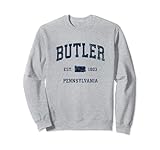 Photo Gallery design sportivo vintage butler pennsylvania pa athletic navy felpa Photo Gallery design sportivo vintage butler pennsylvania pa athletic navy felpa