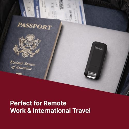 Image of Inseego USB8 Global USB Modem - Portable Unlocked Mobile 4G LTE Modem, High-Speed LTE Performance up to 480 Mbps, for Business Travelers and First Responders