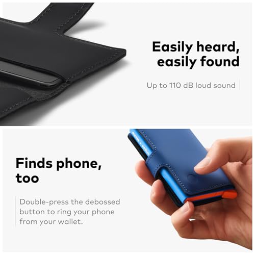 Image of Chipolo x Secrid Trackable Miniwallet, Leather Slim Wallet, incl. Rechargeable Bluetooth Tracker Chipolo Card, Works with Apple Find My or Google's Find Hub with Call Your Phone & Out of Range Alerts