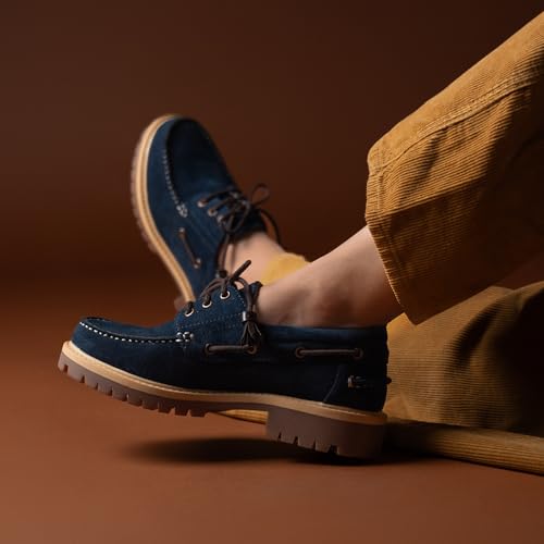 Image of Theater Passengers Loafers for Women in Suede | Stylish Chunky Penny Formal Loafers | Lightweight Comfortable Footwear with Cushioned Insole