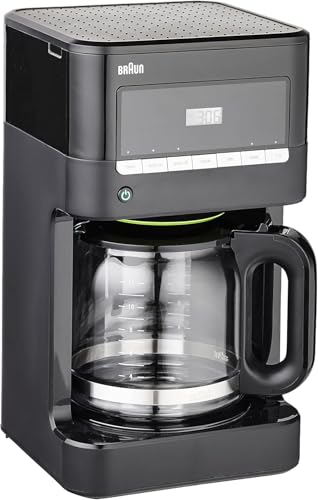Braun Brew Sense 12 Cup Drip Coffee Maker - Pause & Pour Mid Brew, Programmable Coffee Machine with...