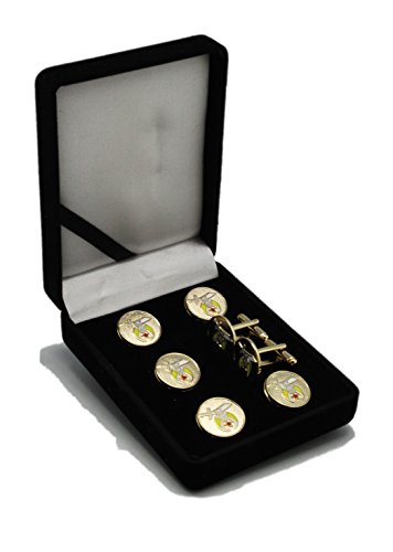 Shriner's Freemason Masonic Tux Suit Button Covers Set2