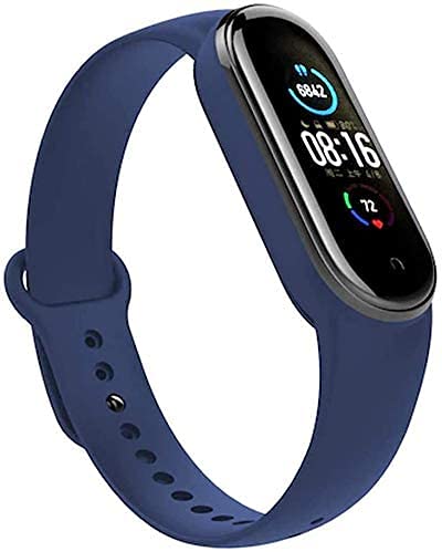 Kit 2 Pulseiras extras para MI Band 5 - ( Azul e Preta )