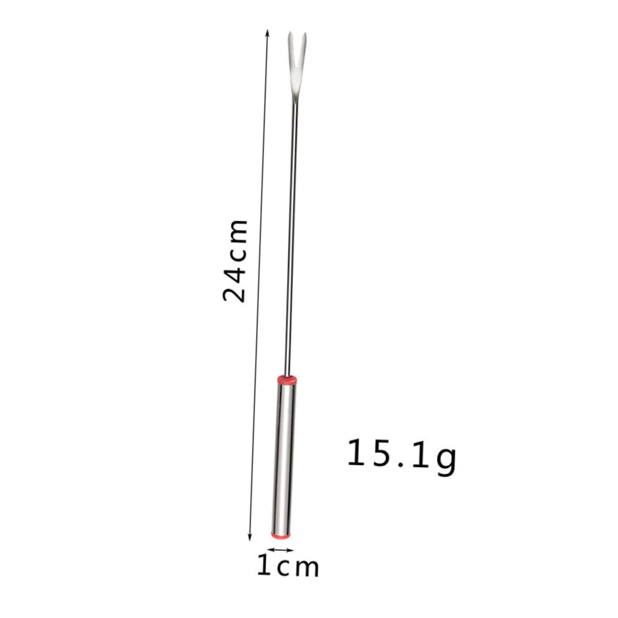 HANABASS 5Pcs Stainless Steel Barbecue Fork Colorful Roasting Sticks for Outdoor Grilling Durable Bbq Utensils for Camping Home Use Heat Insulating Comfortable Handle