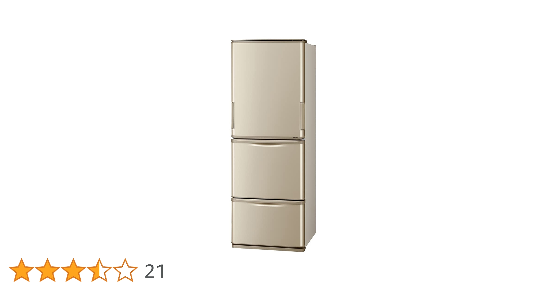 シャープ　両開き冷蔵庫　350L　SJ-W351E-S　2019年製 Amazon | シャープ 冷蔵庫 SJ-W357J-N 幅60cm どっちもドア
