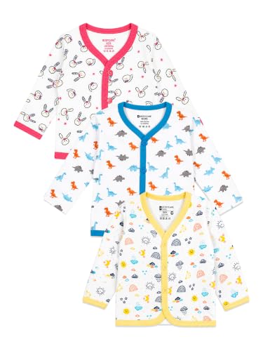 Image of BODYCARE Unisex Baby Top for Boys & Girls | Soft Breathable Fabric | Front Button Baby Clothing | Comfortable for Newborn, Infant & Toddler Babies