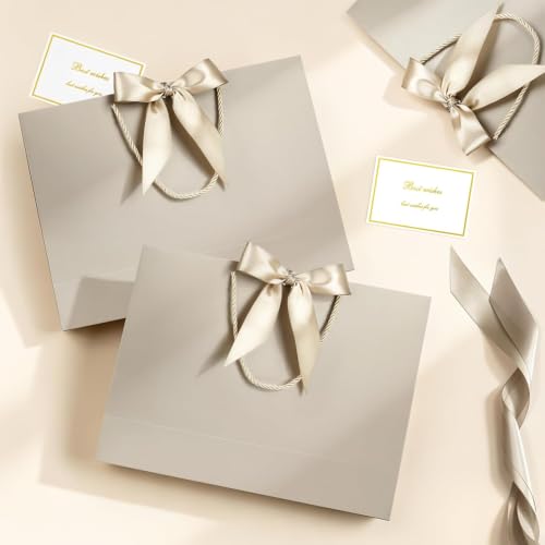Image of JMANNI Gift Bags with Handles, 13 inch Medium Gift Bags with Tissue Paper