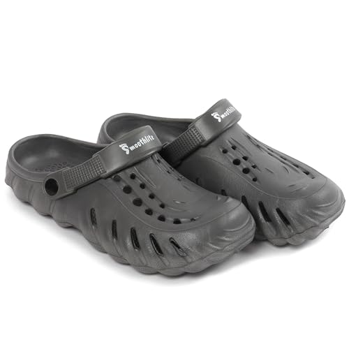 Image of Men's Classic Casual Clogs /Sandals with Adjustable Back Strap for Adult | Comfortable & Light Weight | Stylish & Anti-Skid | Waterproof & Daily Mules for Gents & Boys