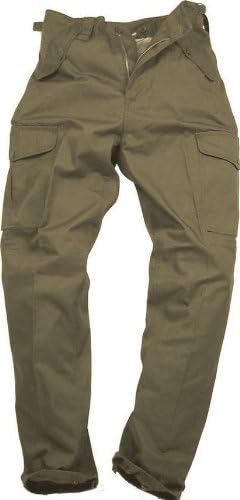Mens Plain Combat Trousers Work 