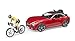 bruder 62731 Auto Roadster con Bici e Ciclista