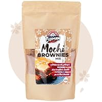 FUJIMAN Mochi Brownies | Backmischung für saftige Schoko-Brownies mit Klebreismehl – im japanischen Mochi-Stil (1 x 500 g)
