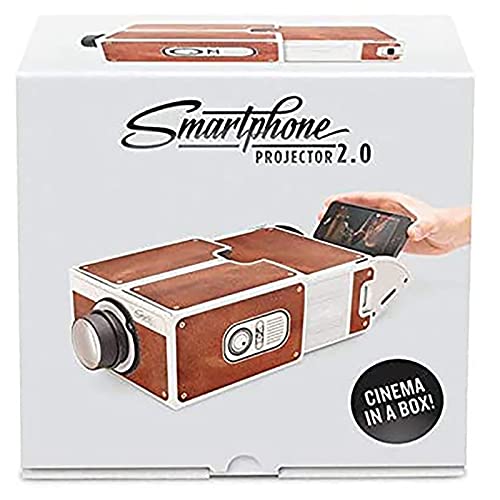 Proiettore portatile Smart Phone Proiettore in cartone per famiglia/compleanno Usw.Home Cinema Audio Proiettore