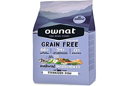 Ownat Gato Prime Grain Free sterilized Fish (3kg)