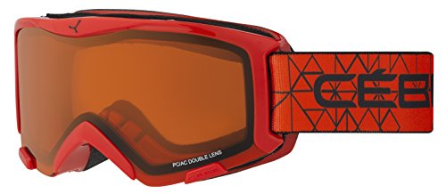 Cébé Bionic, Maschera da Sci Bambino, Rosso, S
