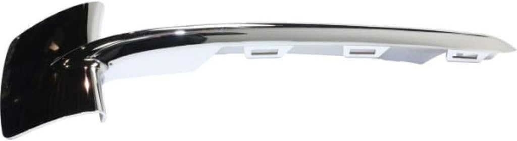For BMW X5 Bumper Trim 2014-2018 Driver and Passenger Side Pair/Set | Front | Grille Cover | Chrome | Molding | Type 1 | Luxury Line | BM1038153, BM1039153 | 51117325395, 51117325396