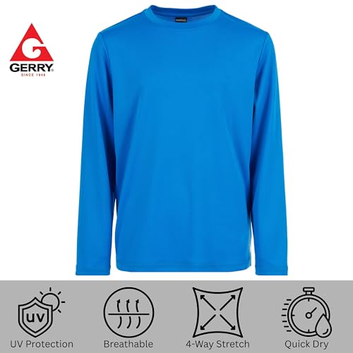 Gerry Rash Guard for Boys, Long Sleeve Boys Swim Shirt, UPF 50+ SPF UV Sun Protection, Quick Dry Rashguard for Kids4