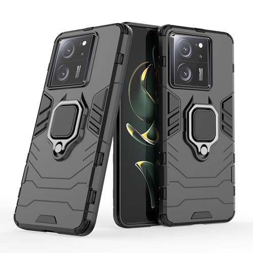 Max Power Digital Coque pour Xiaomi Mi 13T Housse Antichoc avec Anneau Rotatif Aimant Etui Magnétique Rigide Dure Armure Bague Support Armure Renforcée...