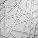 Ekena Millwork WP20X20EGWH 19 5/8"W x 19 5/8"H Evergreen EnduraWall Decorative 3D Wall Panel Covers 2.67 Sq. Ft.