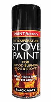 400ML Ultra High Heat Resistant Coal Black Spray Paint for BBQ Grill Stove Engine Exhaust (1)