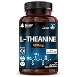 L Theanine Enriched with Vitamin B6 - High Strength L Theanine 400mg Natural Nootropics from Green Tea - 120 Vegan L-Theanine Capsules - Made in The UK Theanine Supplements by New Leaf