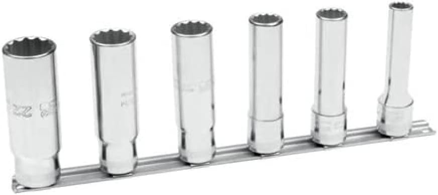 Bahco 7806MD 1/2 deep Socket Set mmon Rails