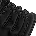 equlup Baseball Glove, 12.5Inch Ergonomic PU Leather Baseball Mitts Softness Professional Fielding Softball Gloves for Youth Adult Training (Black)