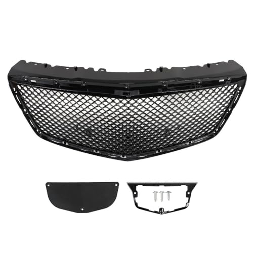 Mesh Style Plastic Front Upper Bumper Grille Grill Fit Cadillac