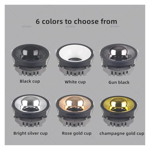 Foco LED COB empotrado de aluminio para evitar parpadeos en el techo 5