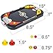 Gamie 2 in 1 Sports Table Games Mini Air Hockey Table for Kids, and Soccer Mini Games for Indoor Fun, Includes Pucks, Balls, and Strikers, Air Hockey Fits on Table or Floor for Adult and Kids