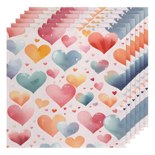 Servilletas de Tela Multicolor Cuadradas Pack de 6 50.5x50.5 cm miniatura 1