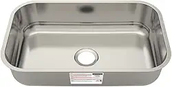 Cuba de embutir Tramontina Basic 56 BL em Aço Inox 56x34 cm