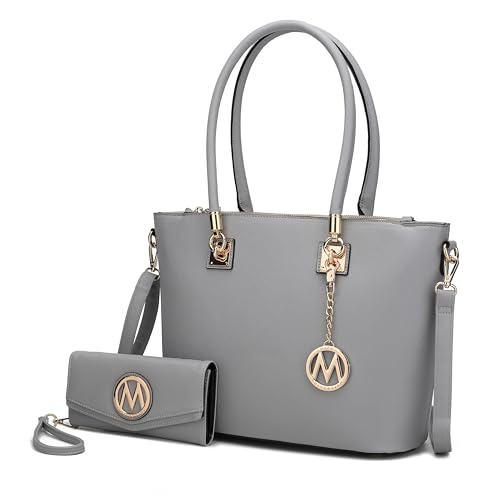 Image of Mia K Collection Crossbody Shoulder Handbag for Women, PU Leather Pocketbook Top-Handle Purse Tote-Satchel Bag