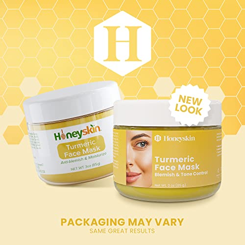 Turmeric Face Mask For Sensitive Skin - Deep Pore Cleansing Mask - Skin Moisturizing Face Mask - Organic Face Mask Skin Care With Manuka Honey, Kaolin Clay And Bentonite Clay Mask (3Oz) #TOP2