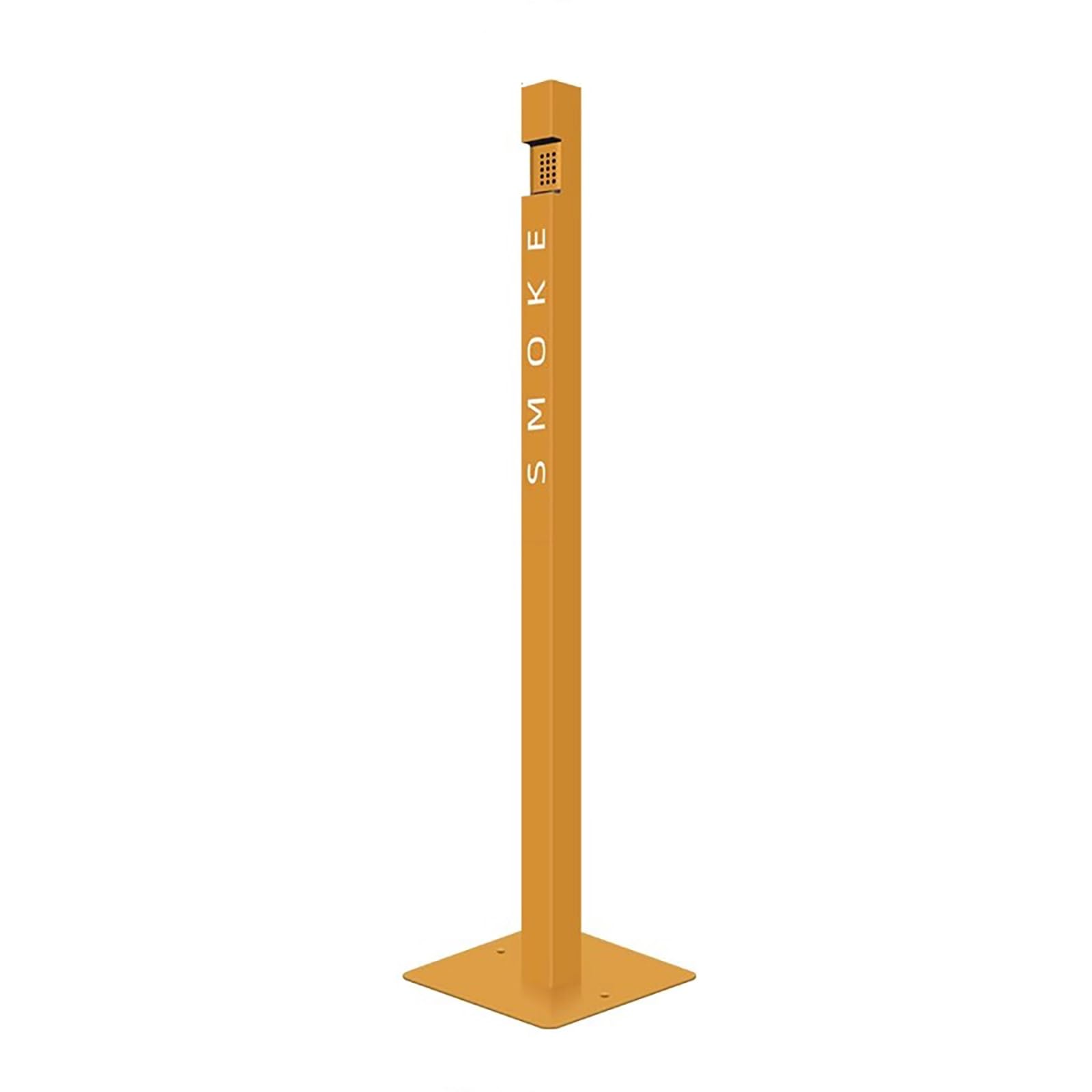 Cestino for La Cenere,Posacenere da Esterno A Colonna,Design rimovibile, canna interna in acciaio inossidabile, facile da pulire,per patio, cortile, esterno, interno.(Orange)