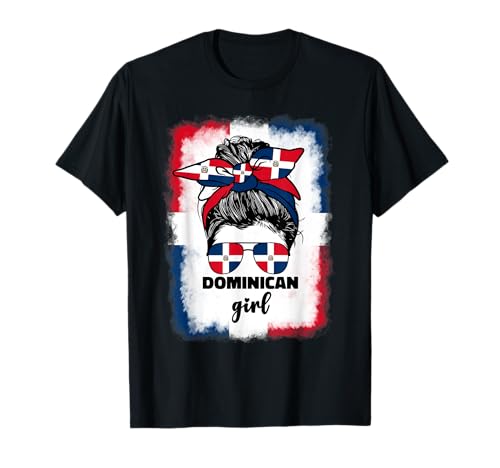 Linda Dominicana Chica Mujeres República Dominicana Bandera República Camiseta