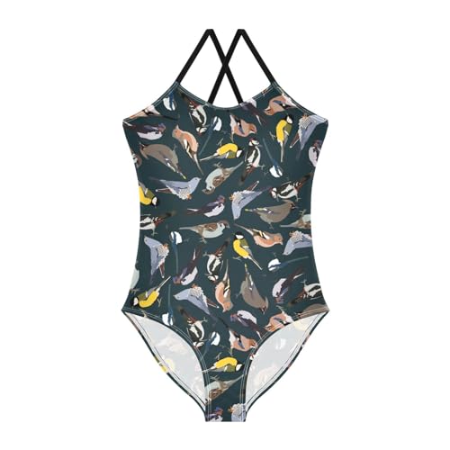 Image of Ollabaky Girls One Piece Swimsuit Bathing Suit Beachwear 3-10T