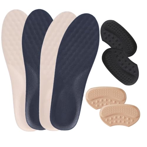 Plantillas Universales Ajustables, Color Beige y Negro, Talla L miniatura 1