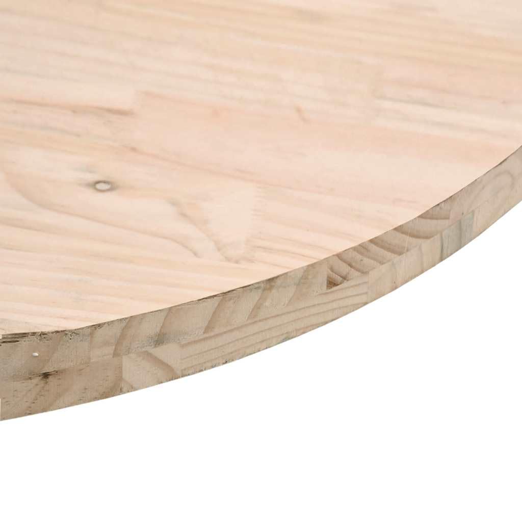 Massivholz Tischplatte Ø40 cm 2,5 cm Dicke runde Holzplatte für Esszimmer Küche Möbelbau robust langlebig