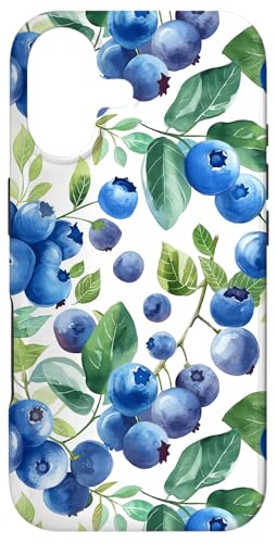 Blueberry Pattern Boho Aesthetic Case for iPhone 17