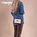Wrangler Small Crossbody Wallet Bag for Women RFID Cross Body Purse Shoulder Handbags for Travel, WG119-2063BR