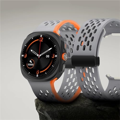 Bracelet de sport premium Correa en silicone magnétique Galaxy Watch Ultra 47mm